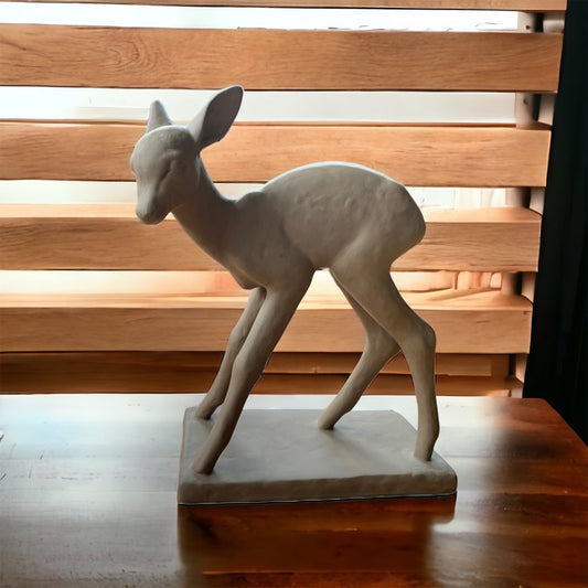 Reh Bambi 4551 Majolika Karlsruhe Deko Keramik Figur