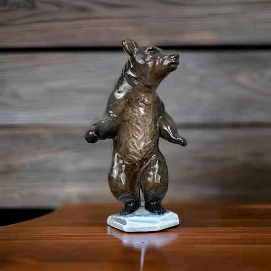 Rosenthal Braunbär Porzellanfigur stehender Bär Figur Heidenreich