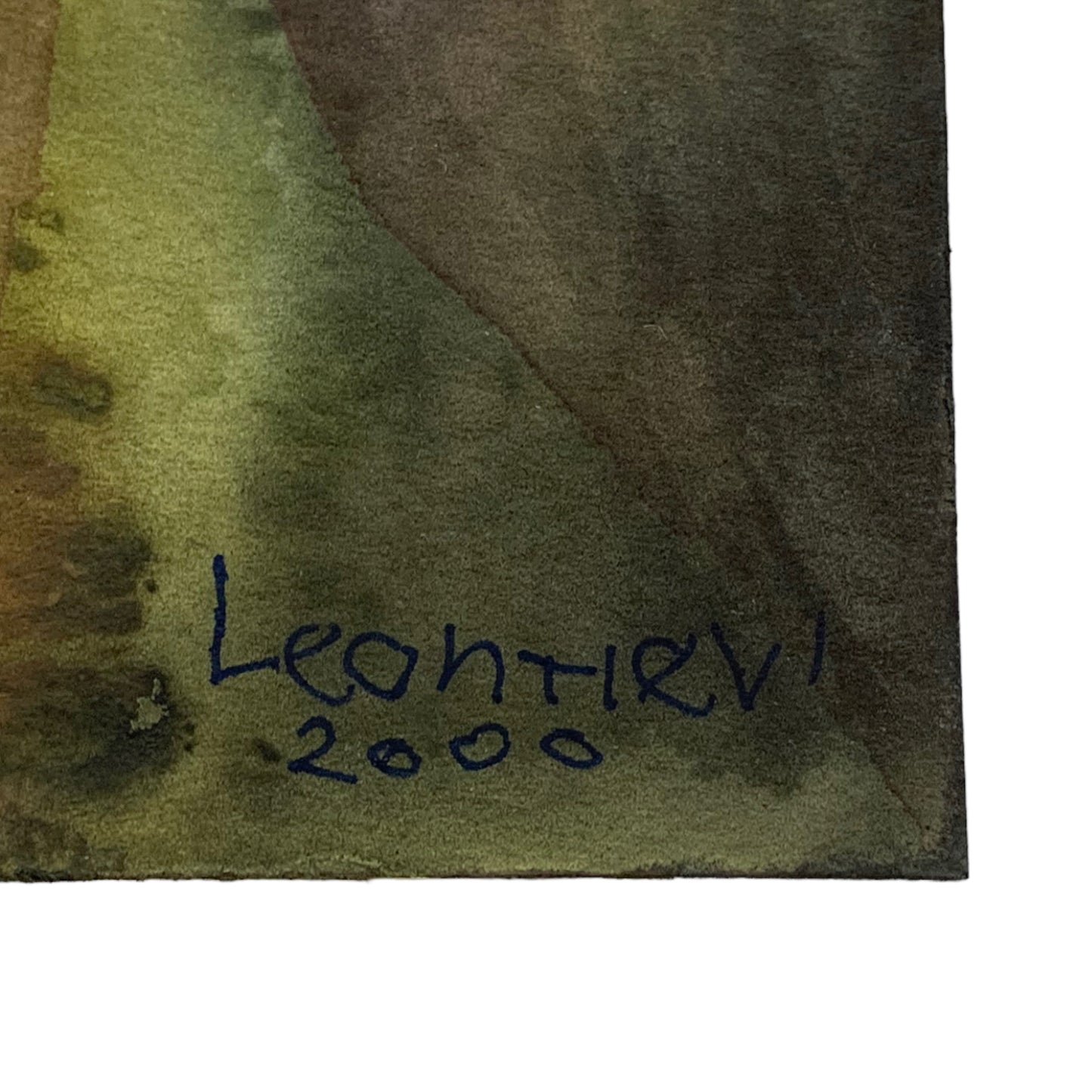 Igor Leontiev - Abstraktes Aquarell - 2000