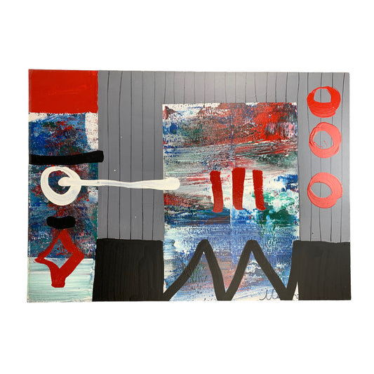 Unknown Artist - Abstraktes Gemälde -