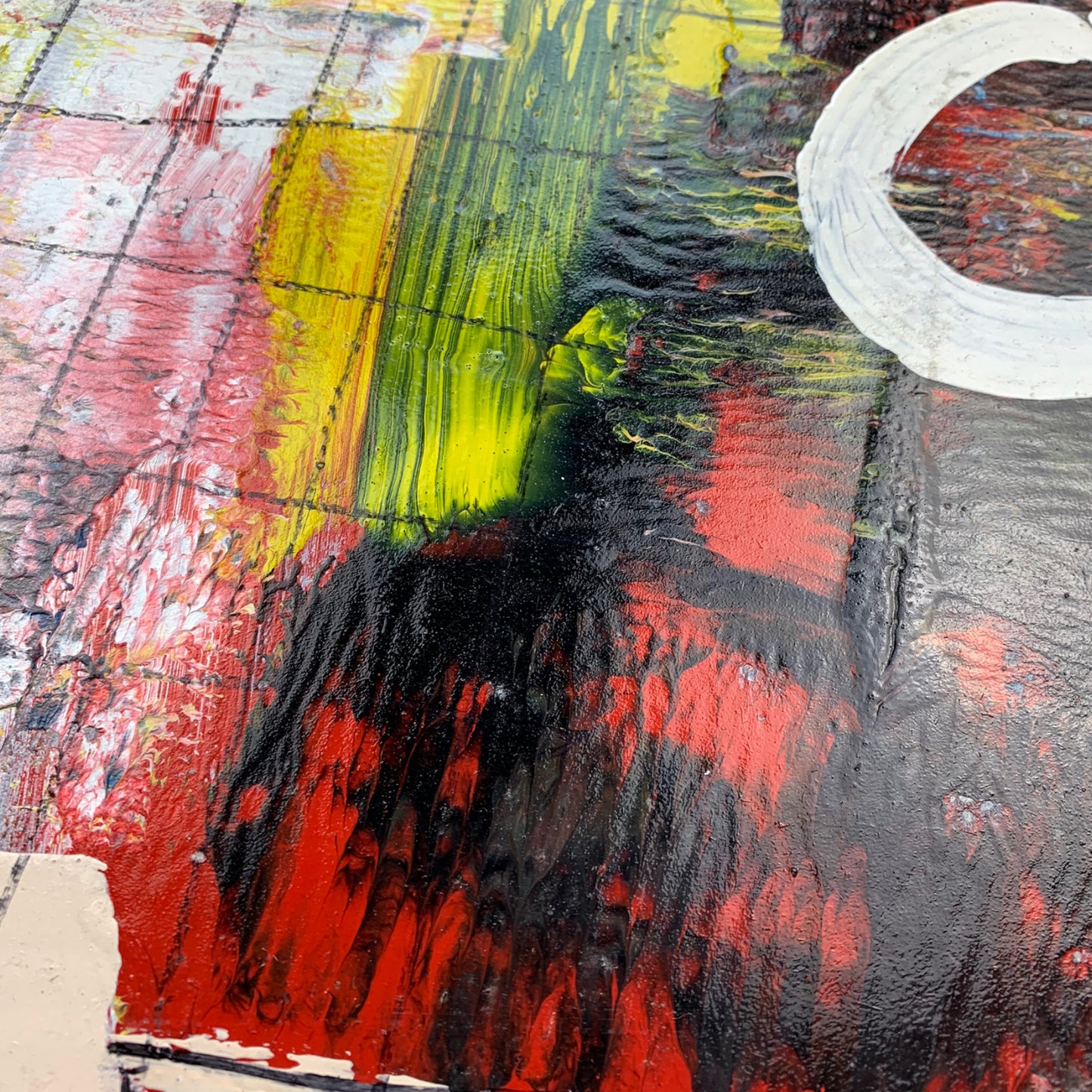 Unknown Artist - Abstraktes Gemälde -